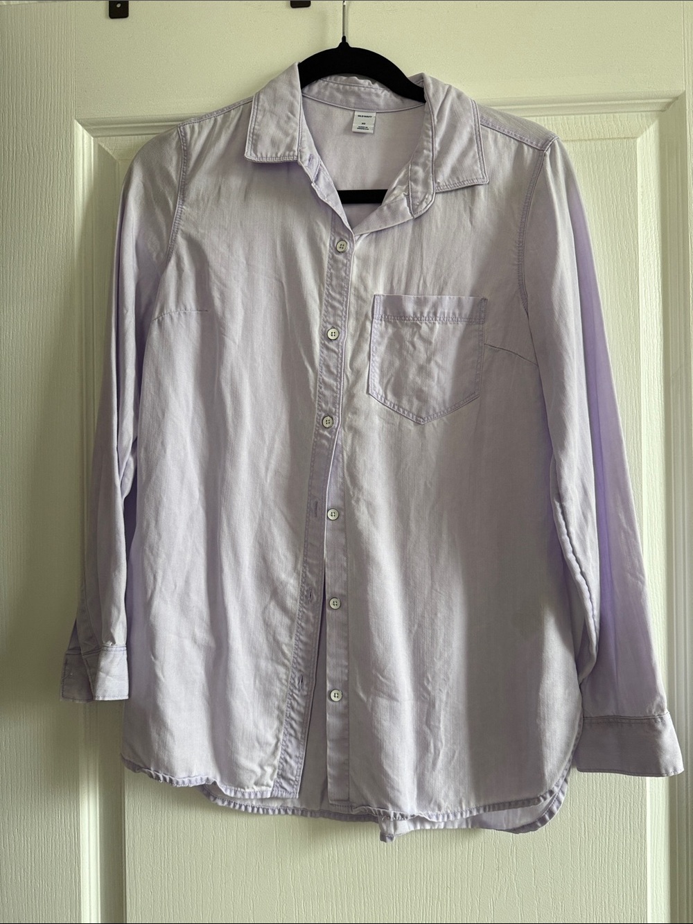 Light Lavender Women’s Button-Down Shirt